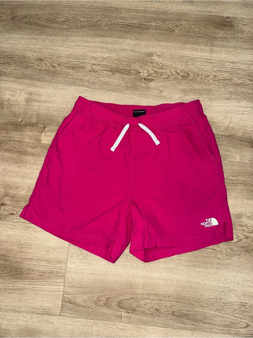 The North Face Bright Pink Elastic Waist Shorts